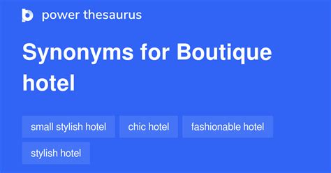 thesaurus hotel|HOTEL .